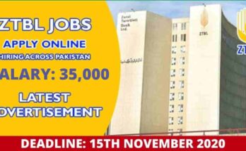 ZTBL Jobs 2020