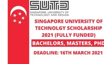 Singapore University of Technology Scholarship