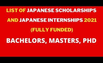 List of Japanese Scholarships and Japanese Internships