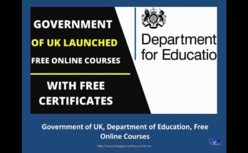 UK Government Free Online Courses