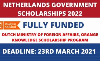 Netherlands Government Scholarship