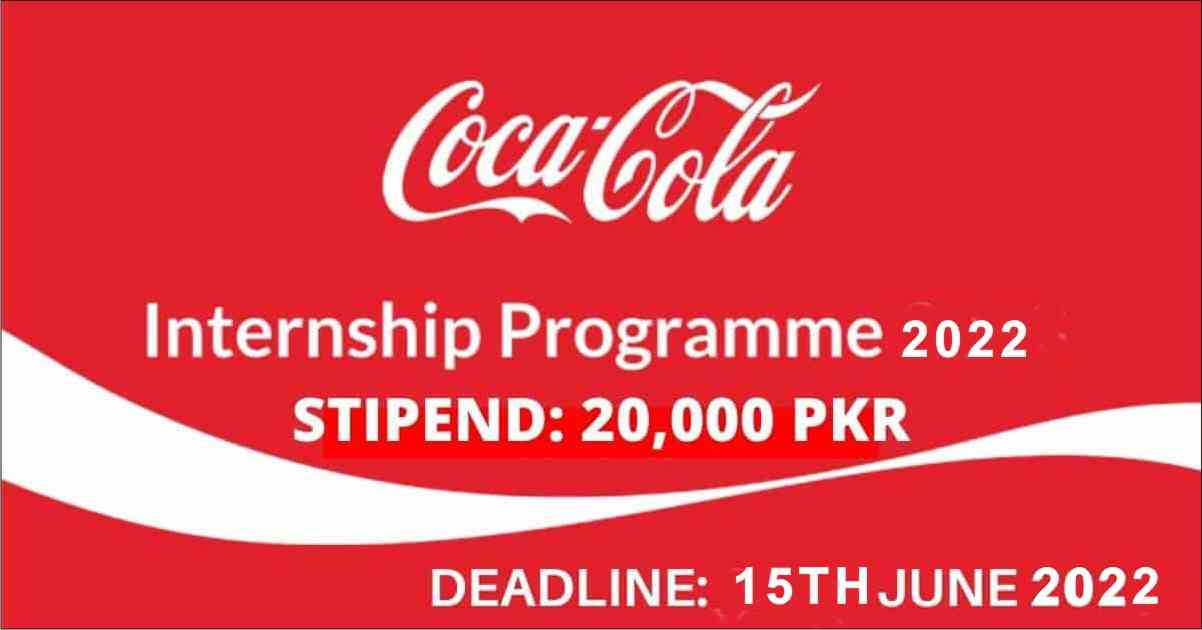 Coca Cola Summer Internship 2022