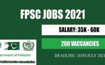 Latest FPSC Jobs