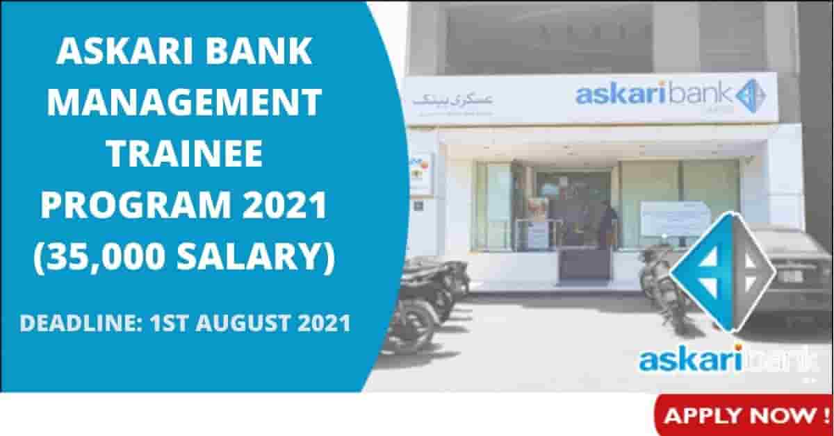 Askari Bank Management Trainee Program 2021 | 35,000 Stipend