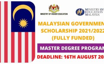 Malaysia Government Scholarship