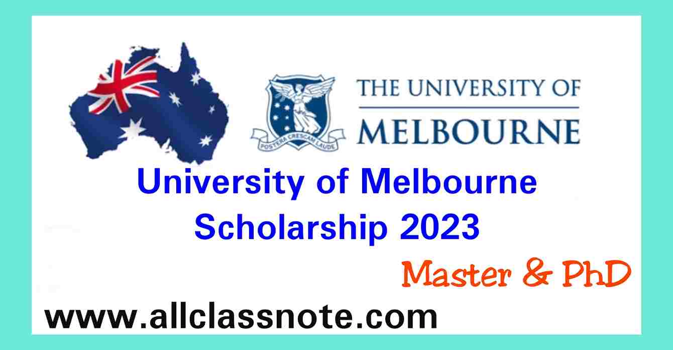 University Of Melbourne Scholarship 2023