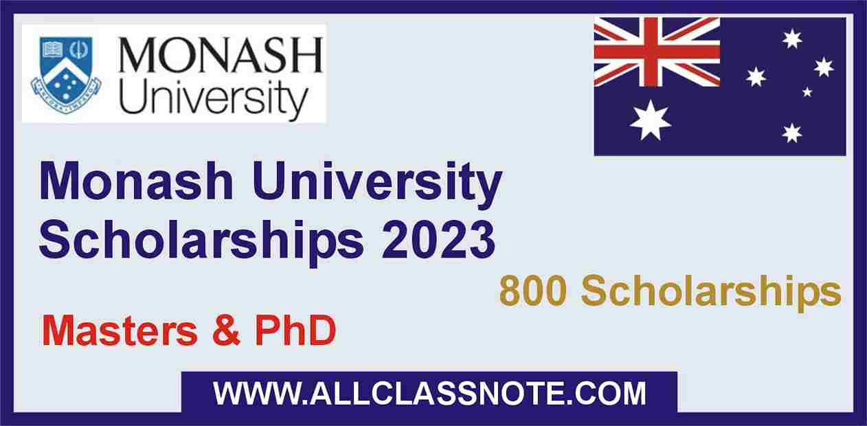 Monash University Scholarships 2023 (Study in Australia)