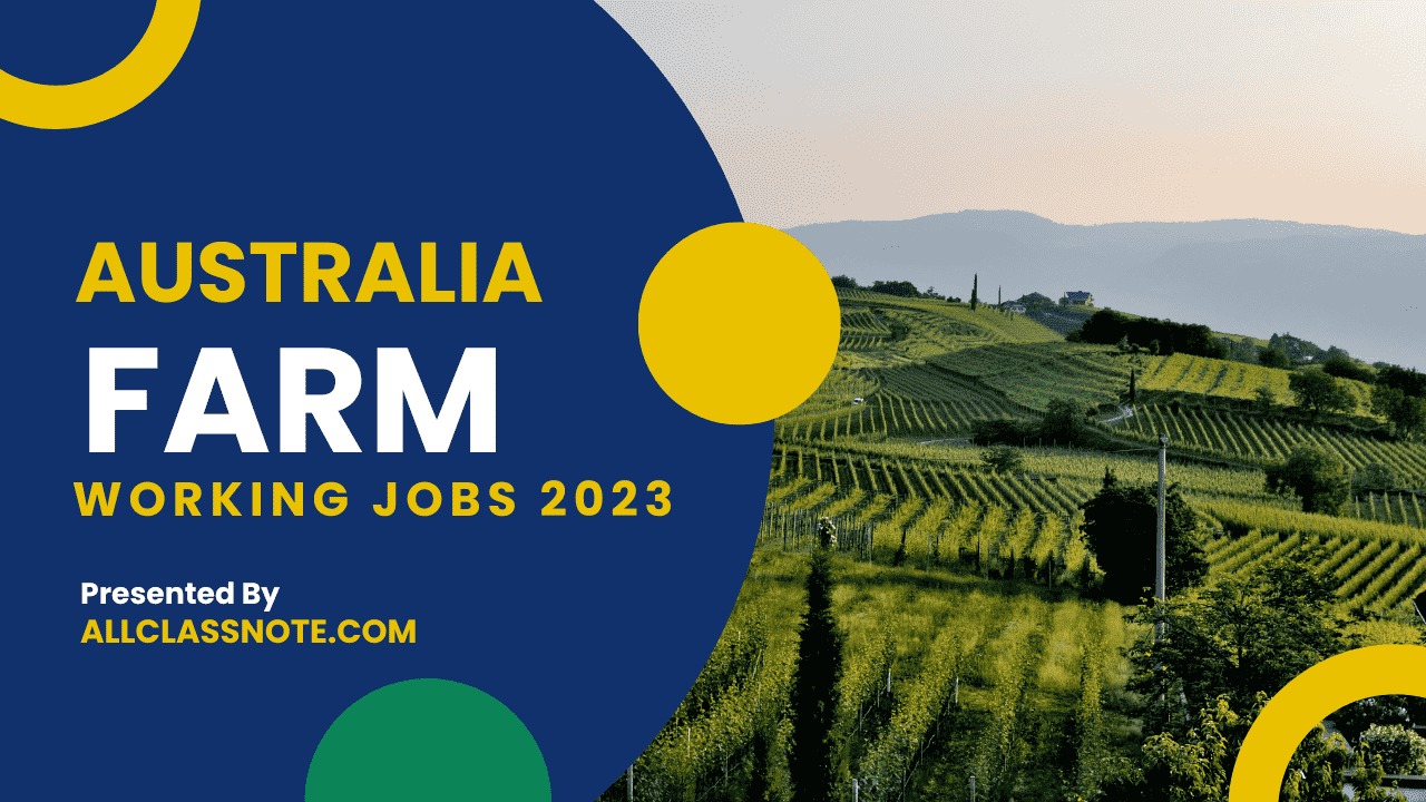 Australian Farm Working Jobs 2023