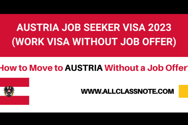 Austria Job Seeker Visa 2023