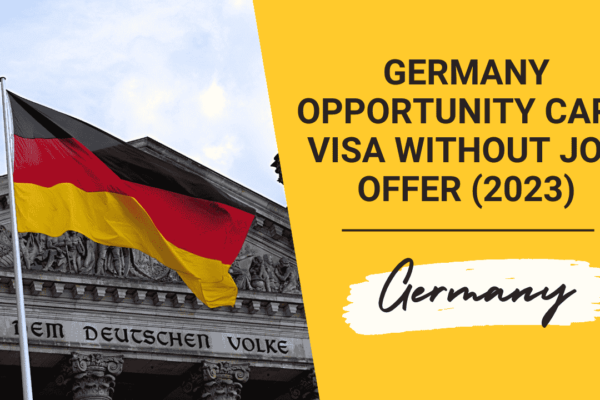 Germany Opportunity Card Visa Without Job Offer